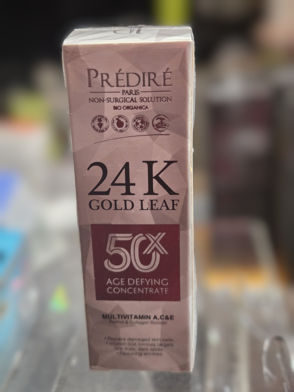 Predire Paris 24K Gold Leaf 50X Age Defying Concentrate with Vitamins A, C & E